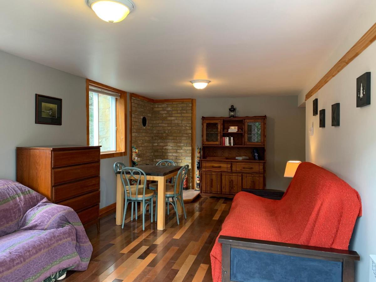 L'Auberge Refuge Du Trappeur Saint-Mathieu-du-Parc Dış mekan fotoğraf