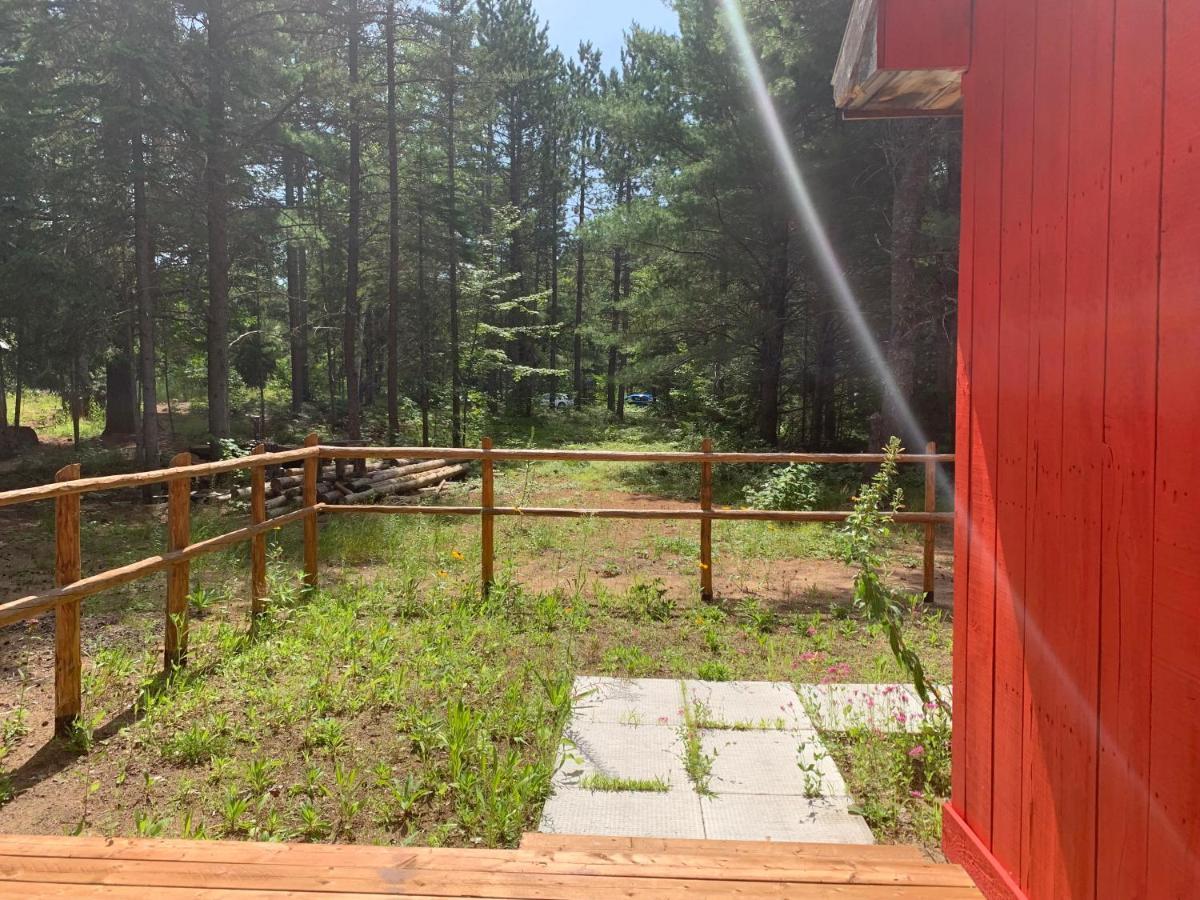 L'Auberge Refuge Du Trappeur Saint-Mathieu-du-Parc Dış mekan fotoğraf