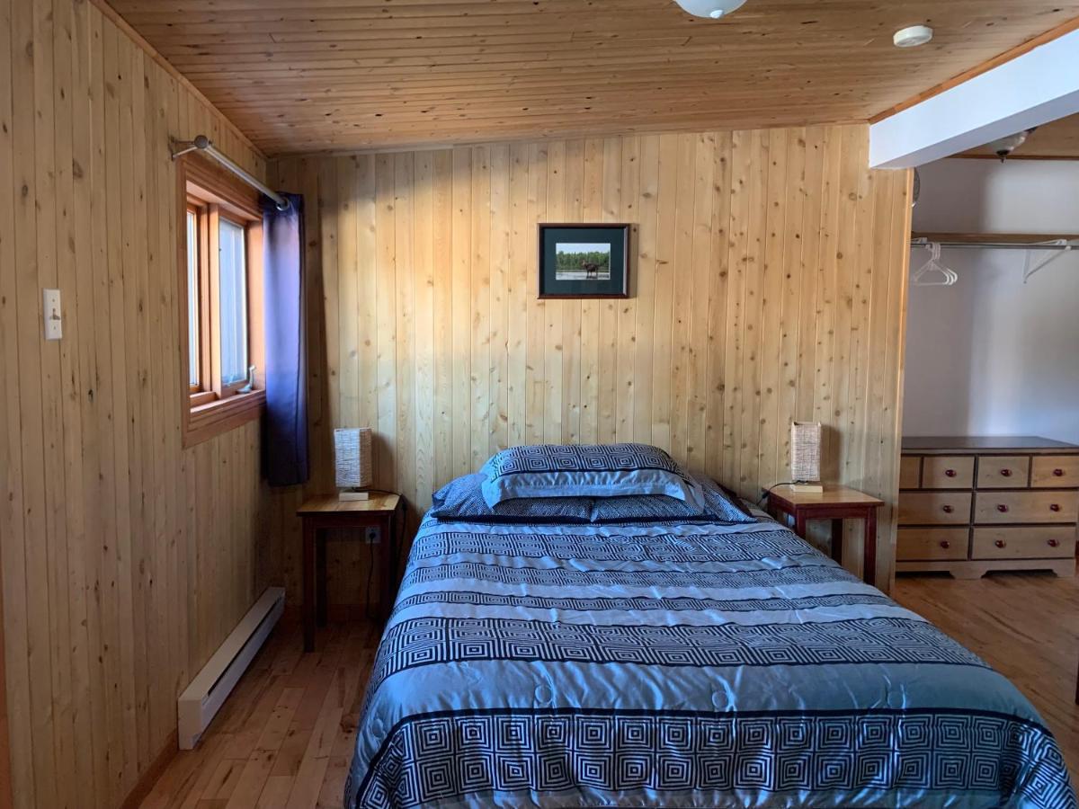 L'Auberge Refuge Du Trappeur Saint-Mathieu-du-Parc Dış mekan fotoğraf