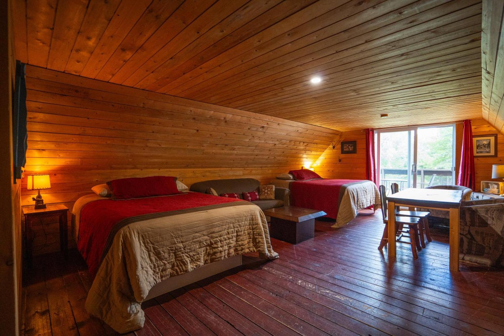 L'Auberge Refuge Du Trappeur Saint-Mathieu-du-Parc Dış mekan fotoğraf