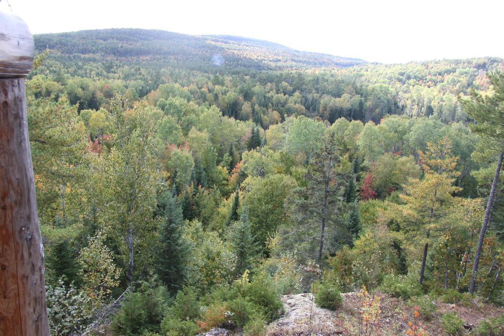 L'Auberge Refuge Du Trappeur Saint-Mathieu-du-Parc Dış mekan fotoğraf
