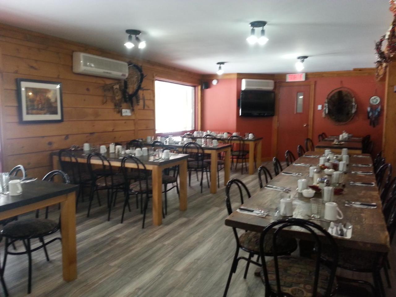 L'Auberge Refuge Du Trappeur Saint-Mathieu-du-Parc Dış mekan fotoğraf